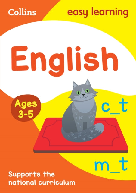 English Ages 3-5 : Prepare for School with Easy Home Learning-9780008134204
