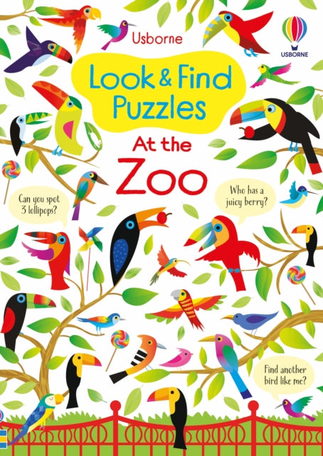 Look and Find Puzzles At the Zoo-9781474985215