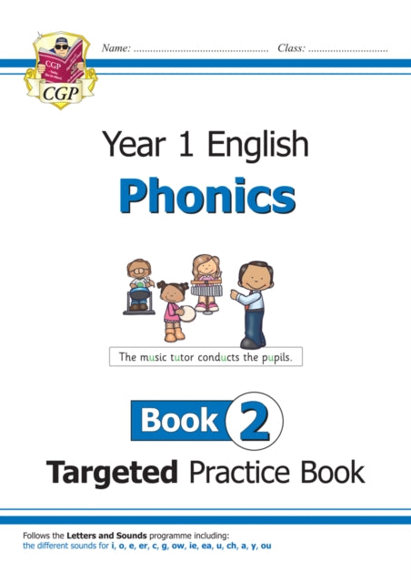 KS1 English Year 1 Phonics Targeted Practice Book - Book 2-9781789080179