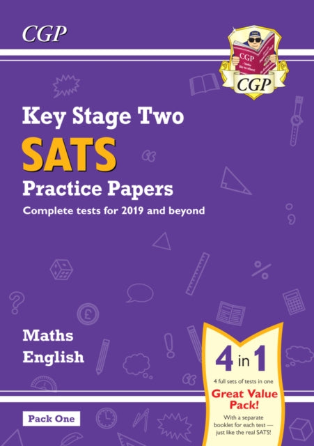 KS2 Maths & English SATS Practice Papers: Pack 1 - for the 2024 tests (with free Online Extras)-9781789081145