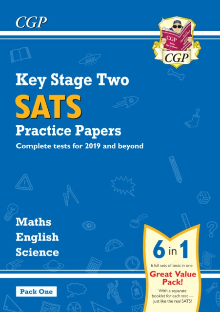KS2 Complete SATS Practice Papers Pack 1: Science, Maths & English (for the 2024 tests)-9781789081251
