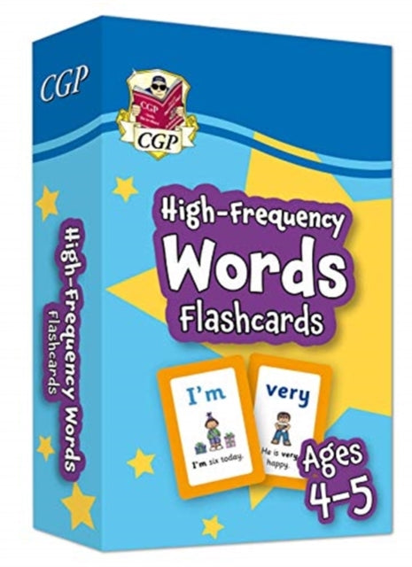 High-Frequency Words Flashcards for Ages 4-5 (Reception)-9781789086188