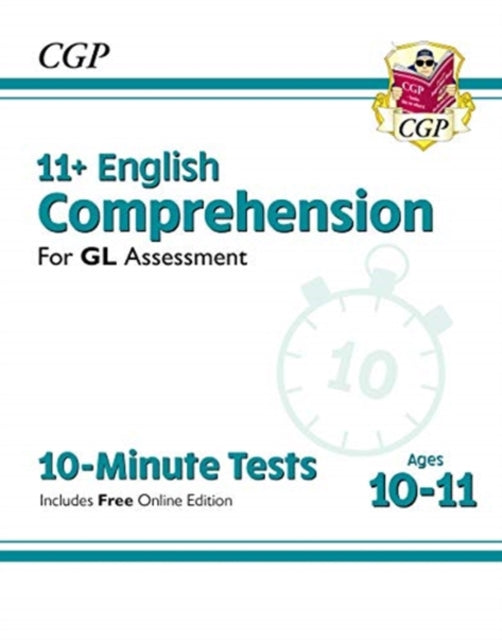11+ GL 10-Minute Tests: English Comprehension - Ages 10-11 Book 1 (with Online Edition)-9781789086898