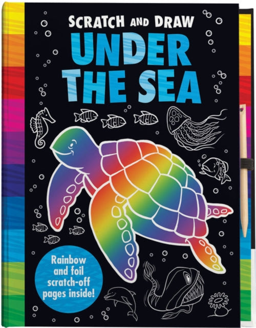 Scratch & Draw Ocean Animals - Scratch Art Activity Book-9781789580471