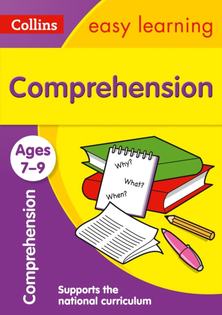 Comprehension Ages 7-9 : Prepare for School with Easy Home Learning-9780008134273