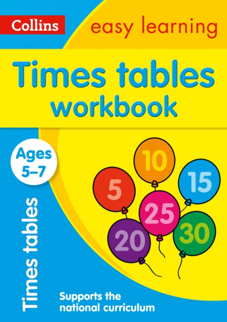 Times Tables Workbook Ages 5-7 : Ideal for Home Learning-9780008134396