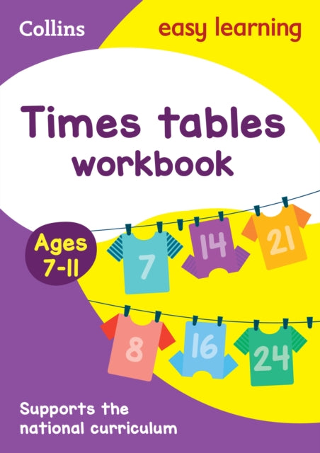 Times Tables Workbook Ages 7-11 : Ideal for Home Learning-9780008134419