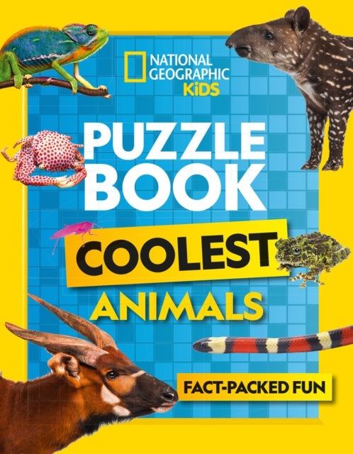 Puzzle Book Coolest Animals : Brain-Tickling Quizzes, Sudokus, Crosswords and Wordsearches-9780008430504