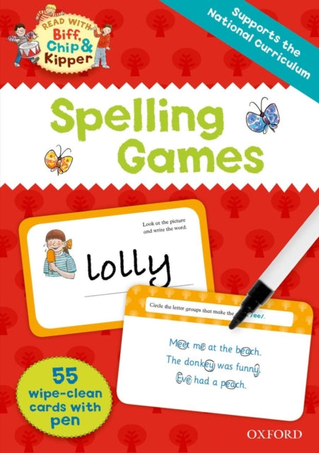 Oxford Reading Tree Read with Biff, Chip and Kipper: Spelling Games Flashcards-9780192737878