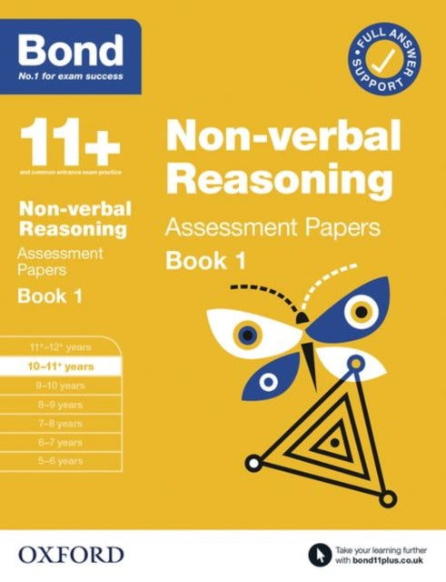 Bond 11+: Bond 11+ Non Verbal Reasoning Assessment Papers 10-11 years Book 1: For 11+ GL assessment and Entrance Exams-9780192776433