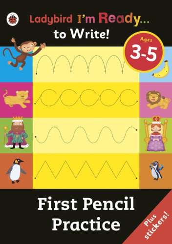 First Pencil Practice: Ladybird I'm Ready to Write Sticker Activity Book-9780241205884