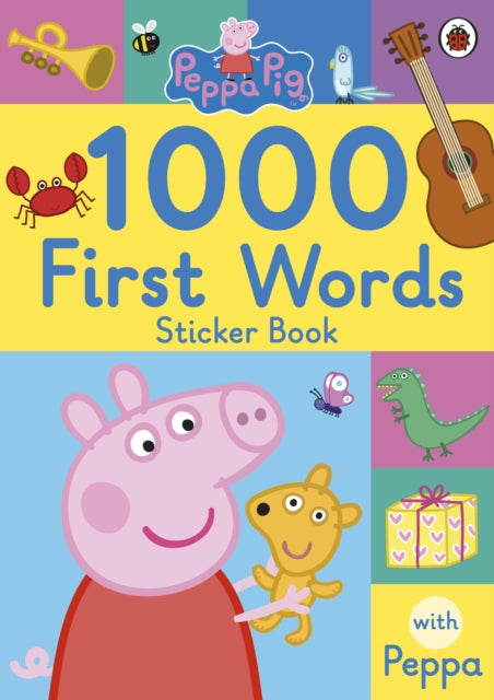 Peppa Pig: 1000 First Words Sticker Book-9780241294642