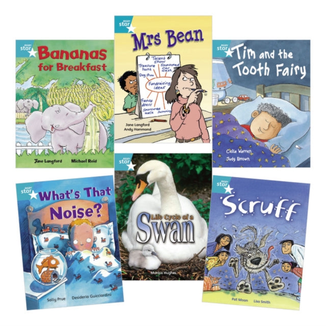 Learn at Home:Star Reading Turquoise Level Pack (5 fiction and 1 non-fiction book)-9780433006695
