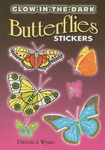 Glow-In-The-Dark Butterflies Stickers-9780486462127
