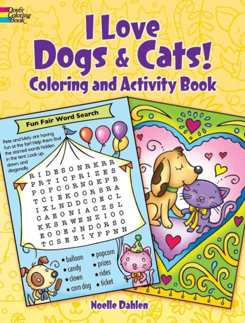 I Love Dogs & Cats! Activity & Coloring Book-9780486833200
