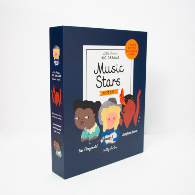 Little People, BIG DREAMS: Music Stars : 3 books from the best-selling series! Ella Fitzgerald - Dolly Parton - Josephine Baker-9780711243224