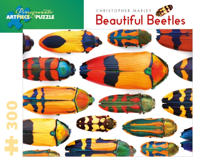 Beautiful Beetles 300-Piece Jigsaw Puzzle-9780764955273