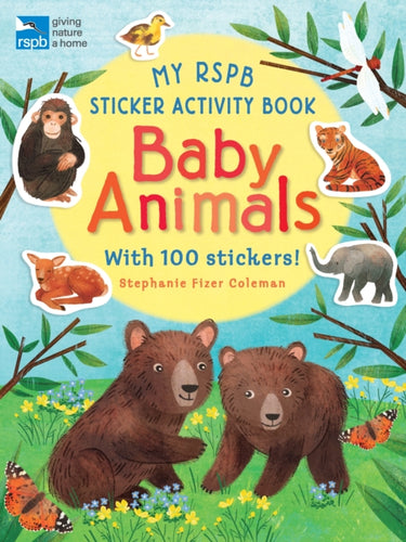 My RSPB Sticker Activity Book: Baby Animals-9781406394795