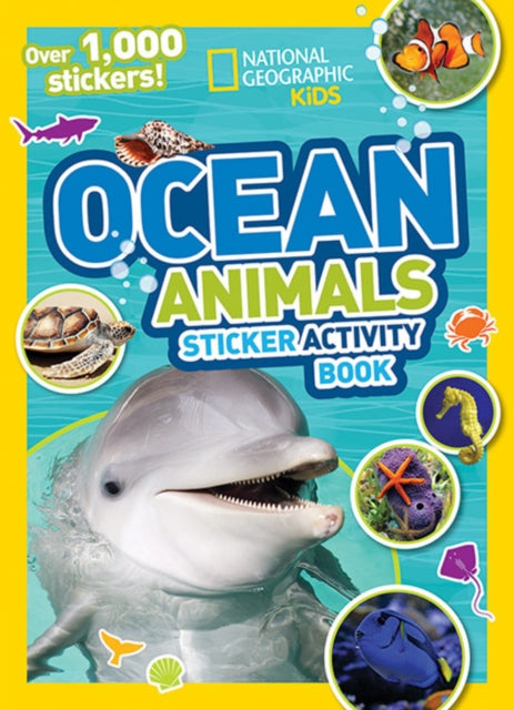 Ocean Animals Sticker Activity Book : Over 1,000 Stickers!-9781426324246