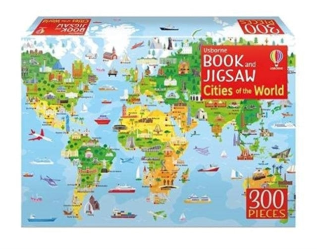 Usborne Book and Jigsaw Cities of the World-9781474998055