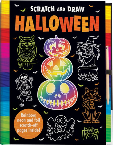 Scratch and Draw Halloween - Scratch Art Activity Book-9781789586718