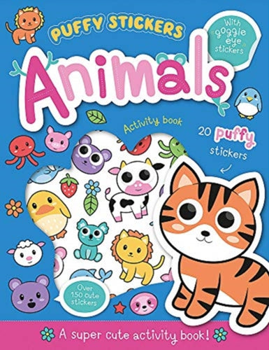Puffy Sticker Animals-9781789589238