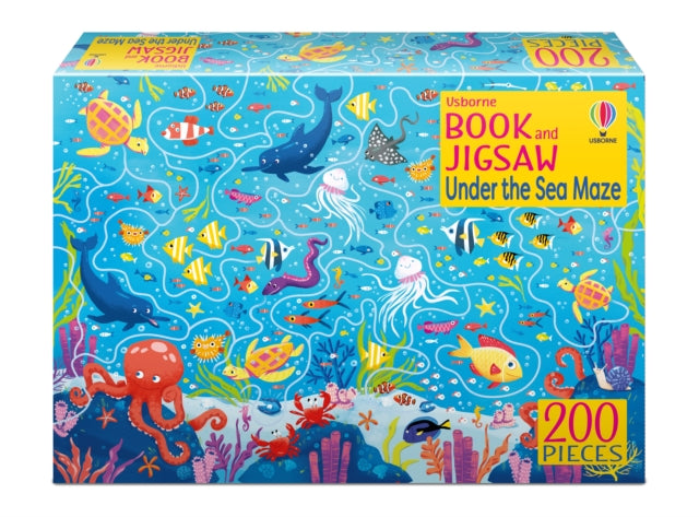 Book and Jigsaw Under the Sea Maze-9781801310918