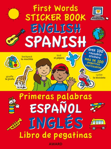 First Words Sticker Books: English/Spanish-9781841358031
