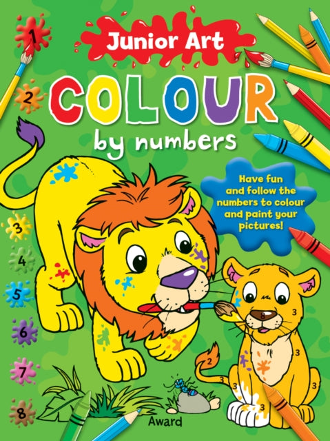 Junior Art Colour By Numbers: Lion-9781841358574