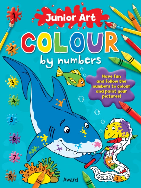 Junior Art Colour By Numbers: Shark-9781841358581