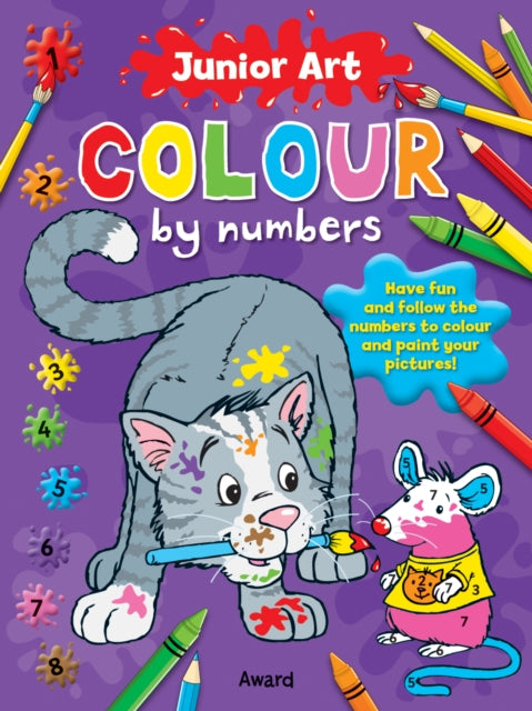 Junior Art Colour By Numbers: Cat-9781841358604