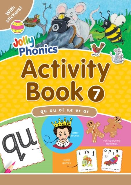 Jolly Phonics Activity Book 7 : In Precursive Letters (British English edition)-9781844141593