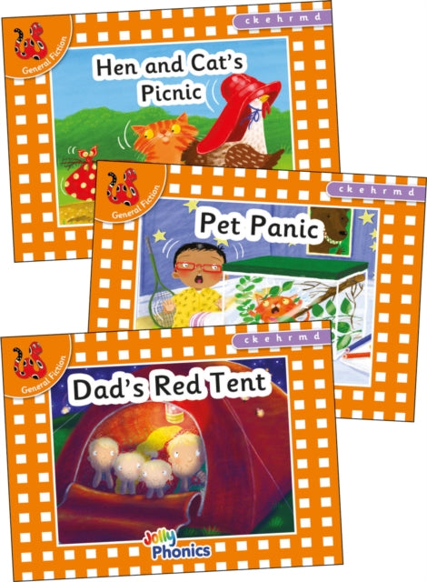 Jolly Phonics Orange Level Readers Set 2 : in Precursive Letters (British English edition)-9781844145751