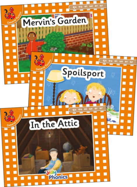 Jolly Phonics Orange Level Readers Set 7 : in Precursive Letters (British English edition)-9781844145805