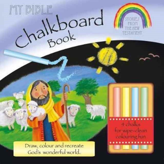 My Bible Chalkboard Book: Stories from the New Testament (Incl. Chalk)-9781860249853