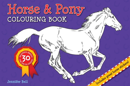 Horse and Pony Colouring Book-9781909763227
