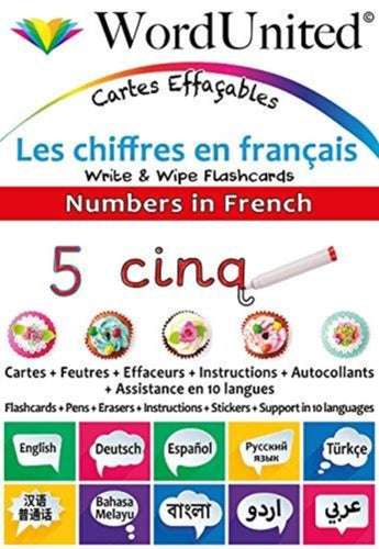 Numbers in French : Write & Wipe Flashcards-9781911333098