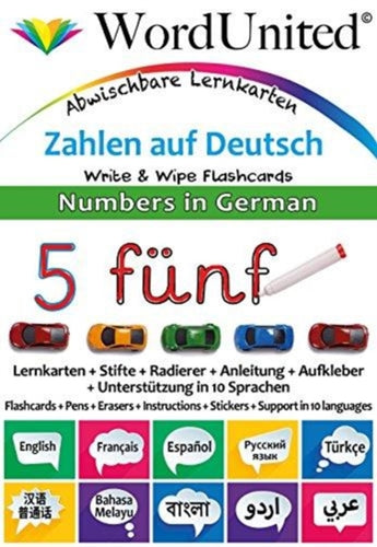 Numbers in German : Write & Wipe Flashcards-9781911333173