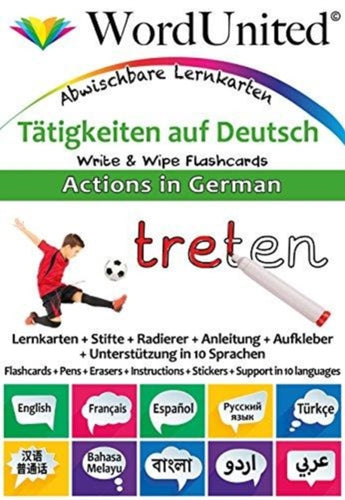 Actions in German : Write & Wipe Flashcards-9781911333197