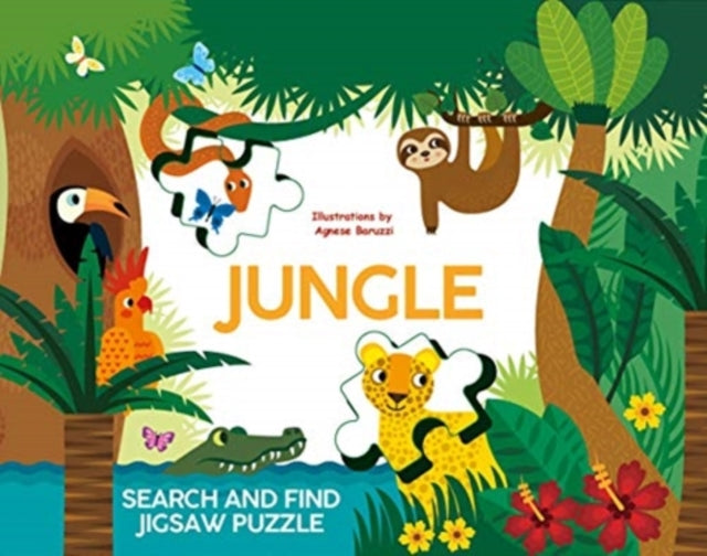 Jungle : Search and Find Jigsaw Puzzle-9788854417601
