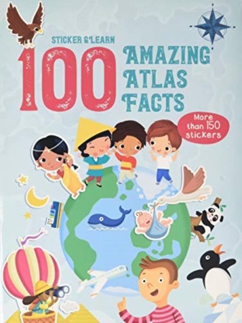 100 AMAZING ATLAS FACTS STICKERS-9789463789998