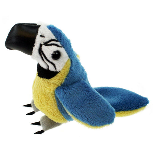 Blue & Gold Macaw   Finger Puppet