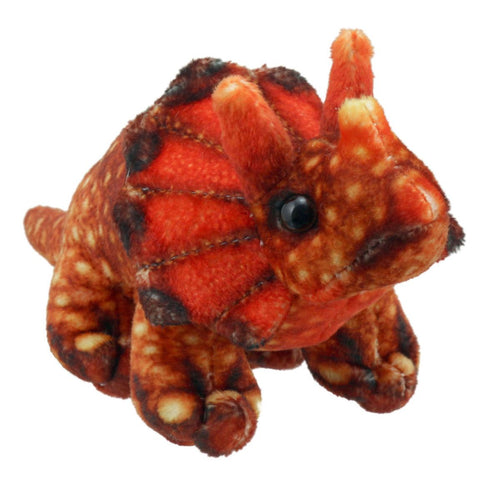 Triceratops (Orange)   Finger Puppet