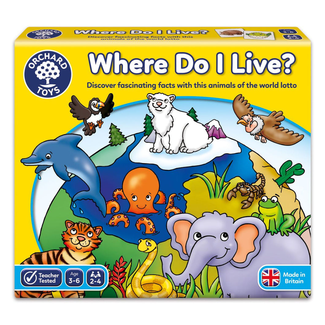 Where Do I Live Game